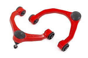 Ford F-150 Upper Control Arms - Rough Country - Forged - Red - '21-'24 Ford F-150 Upper Control Arms - Rough Country - Forged - Red - '21-'24